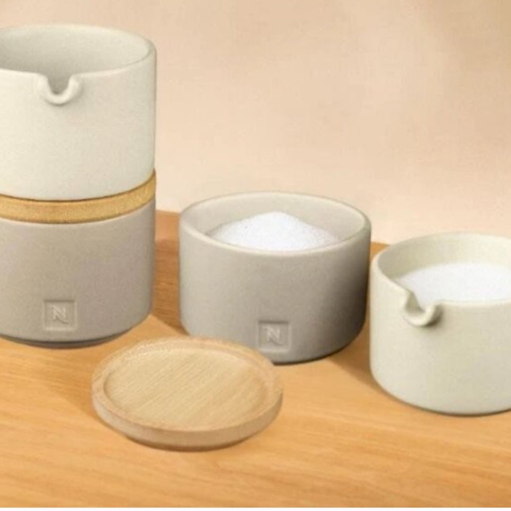 NIB Nespresso Stackable Serving Set - Picture 2 of 5
